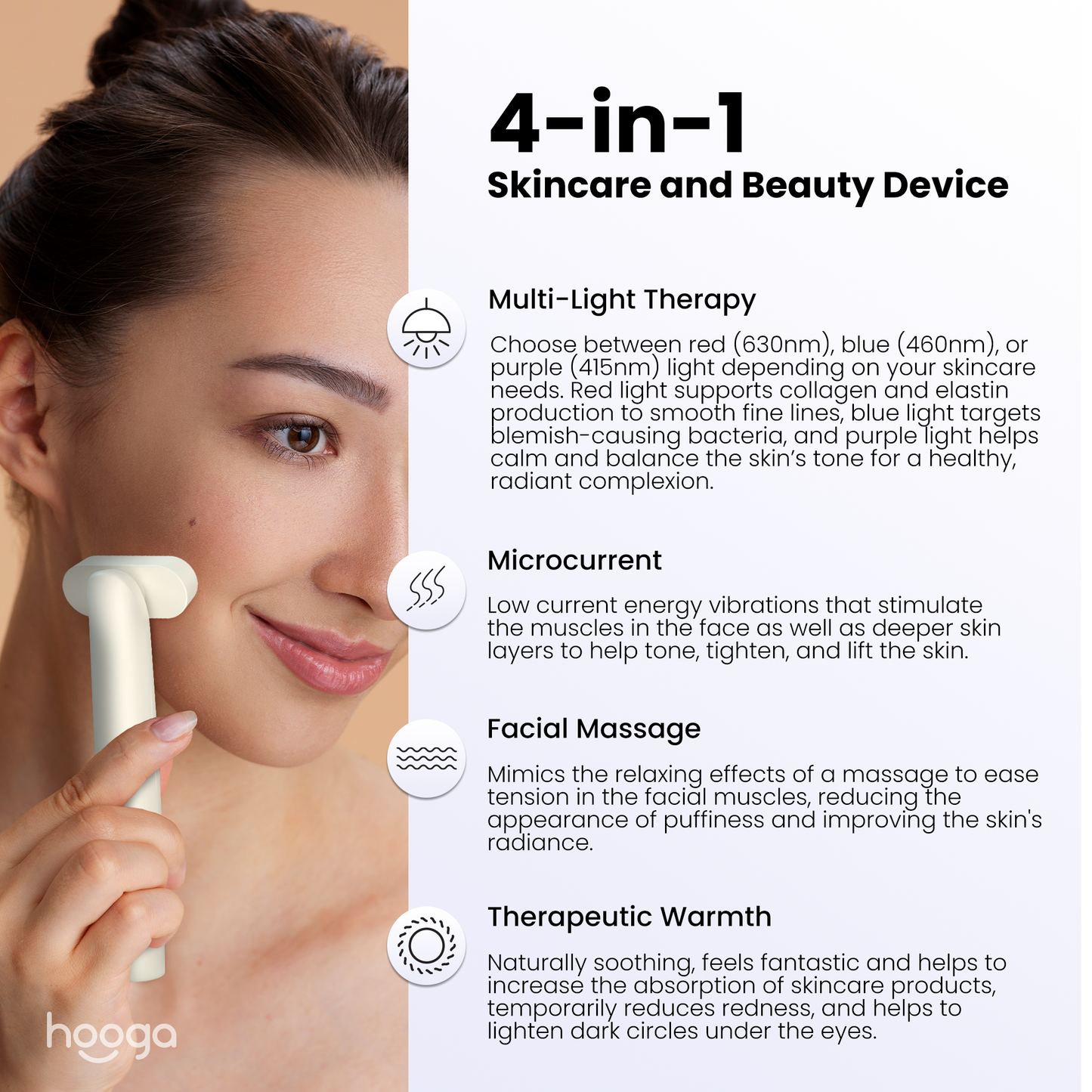 Red Light Therapy Facial Wand