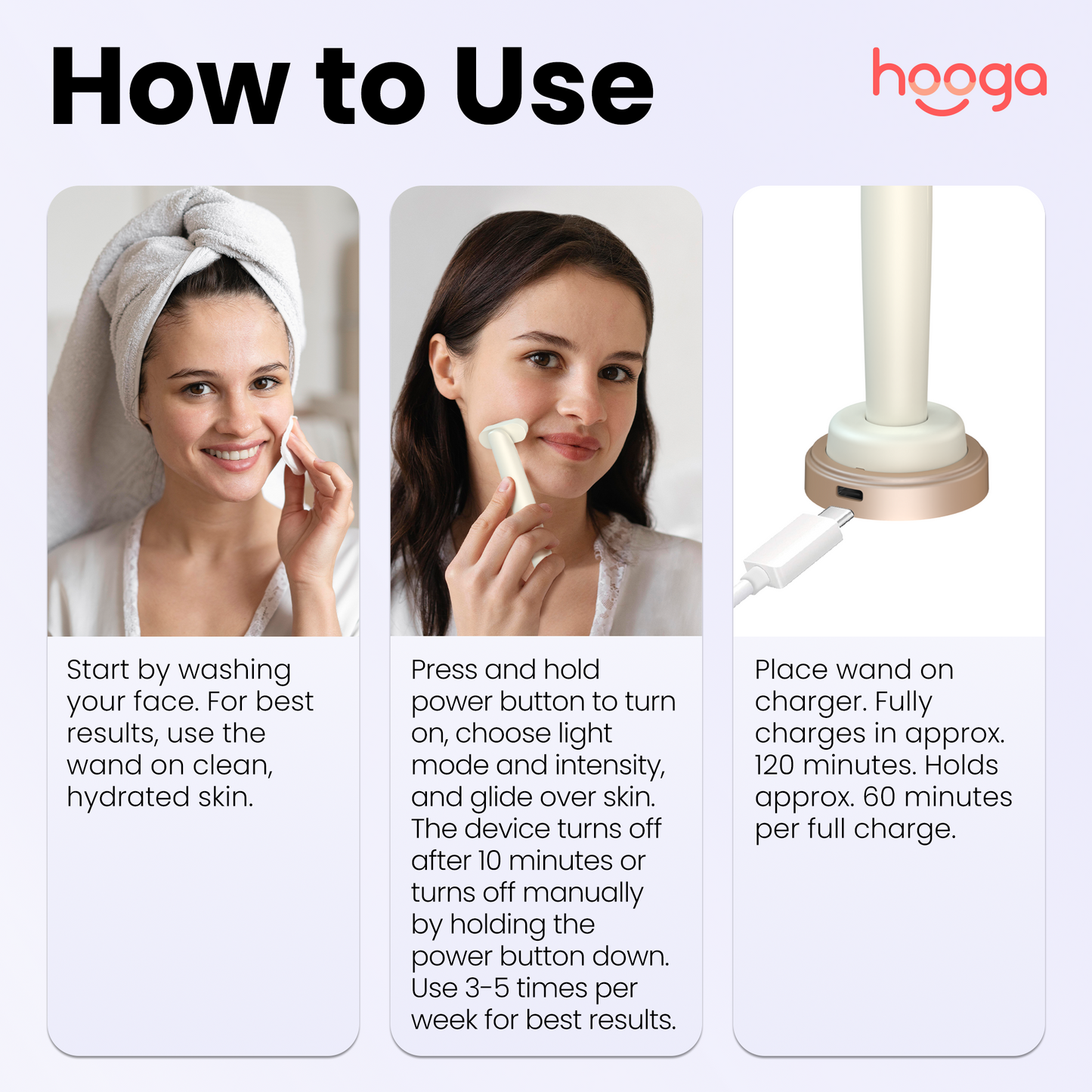 Red Light Therapy Facial Wand