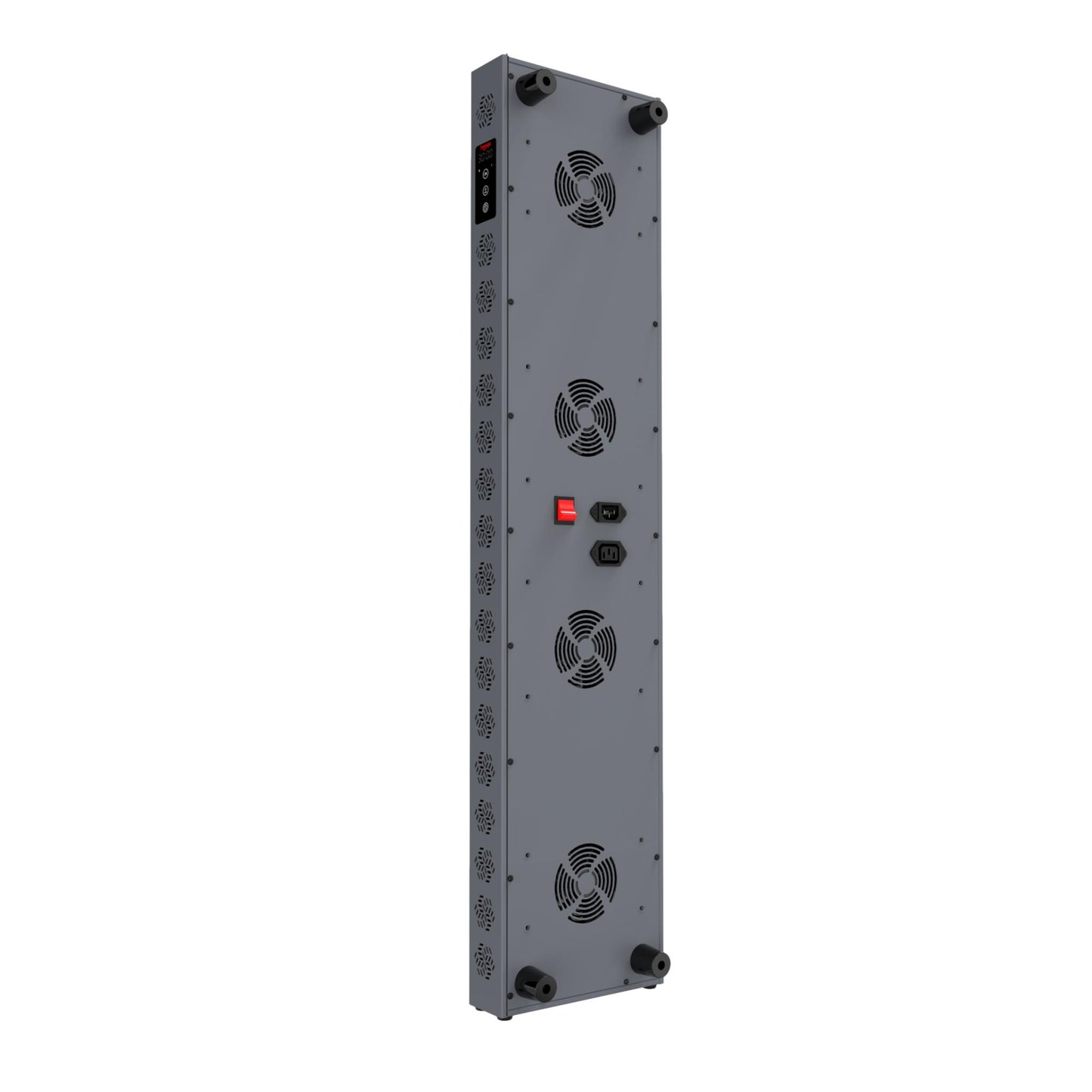 Hooga PRO1500 Red Light Therapy Panel Rear Angled View Showing Cooling System