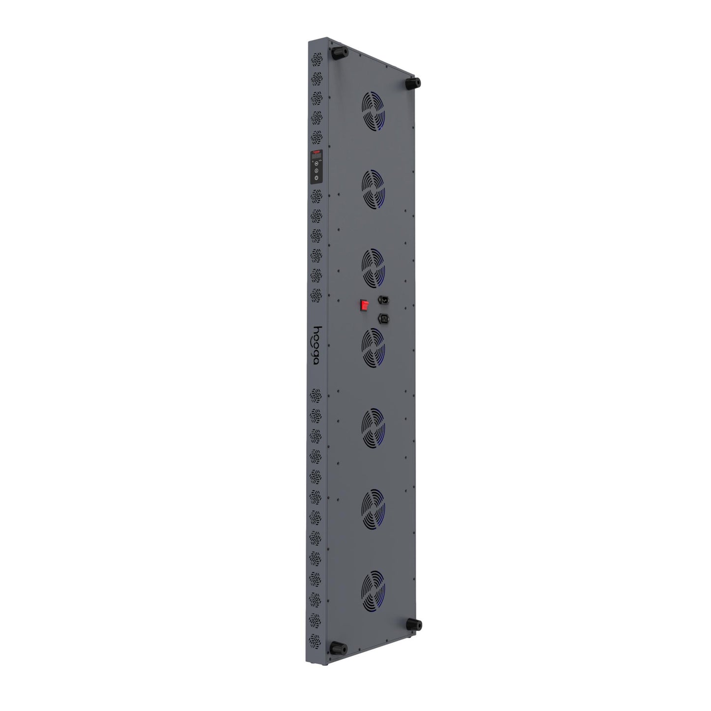 Hooga PRO4500 Red Light Therapy Panel Rear Angled View Showing Cooling Fans