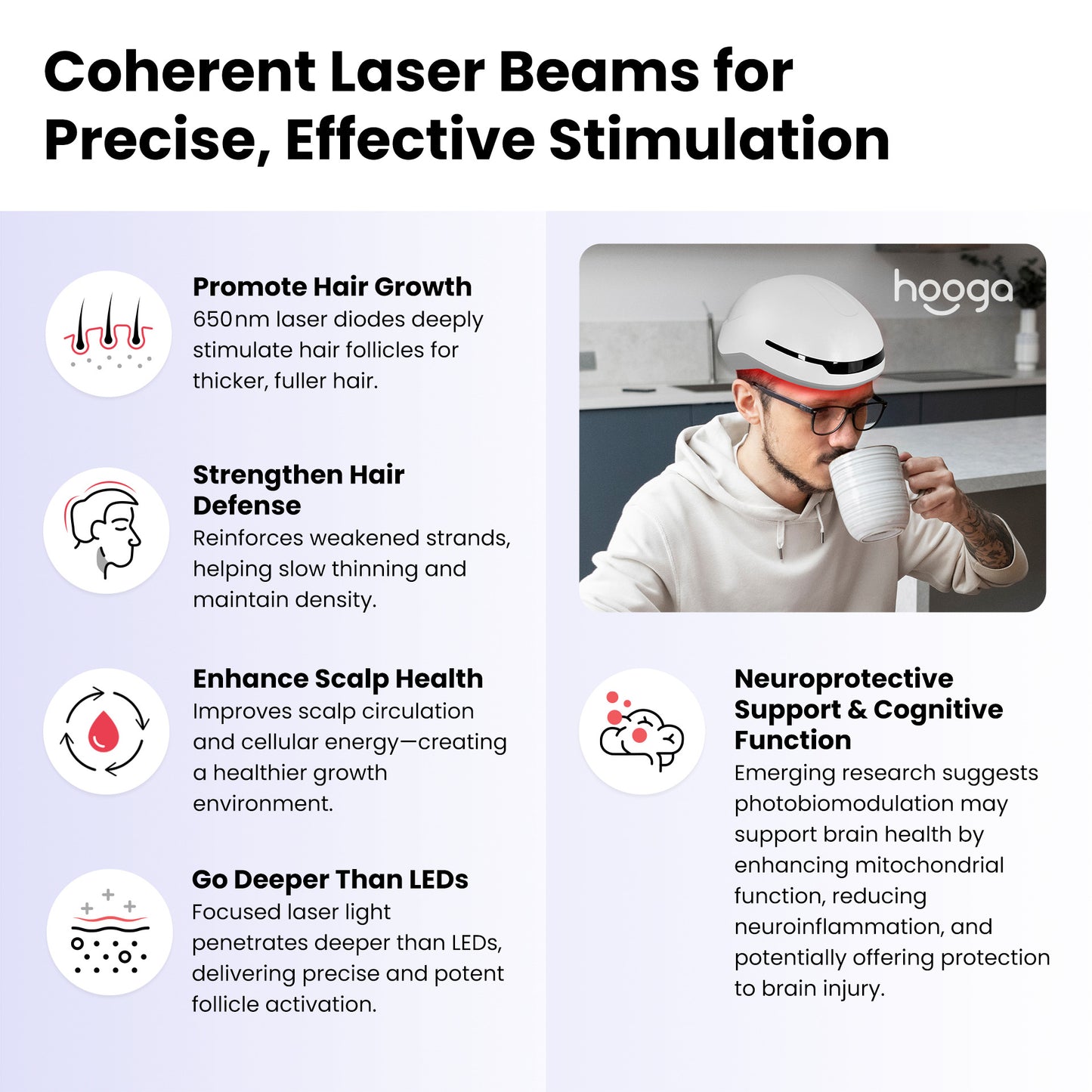 Red Light Therapy Laser Helmet