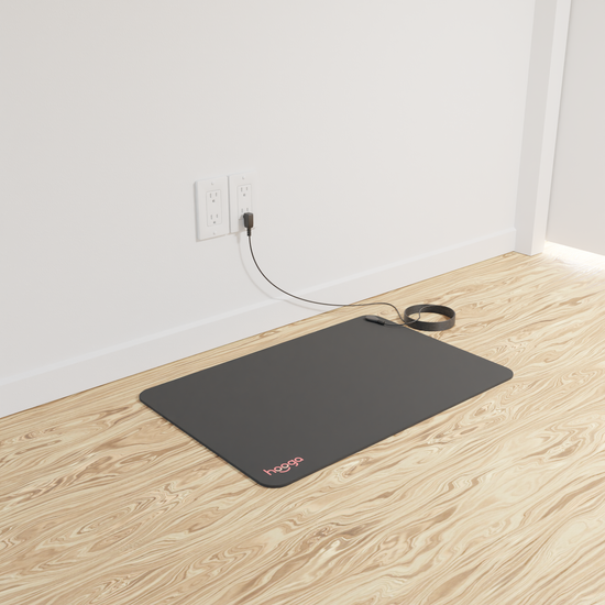 Hooga Grounding Mat - Earth Connected 24"x16" Mat with Grounding Cord