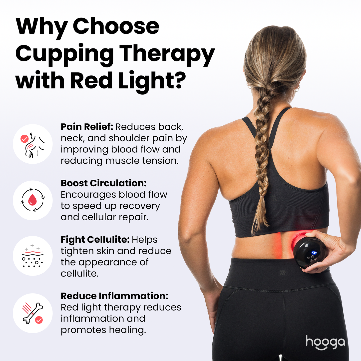 Red Light Therapy Smart Cupping Massager