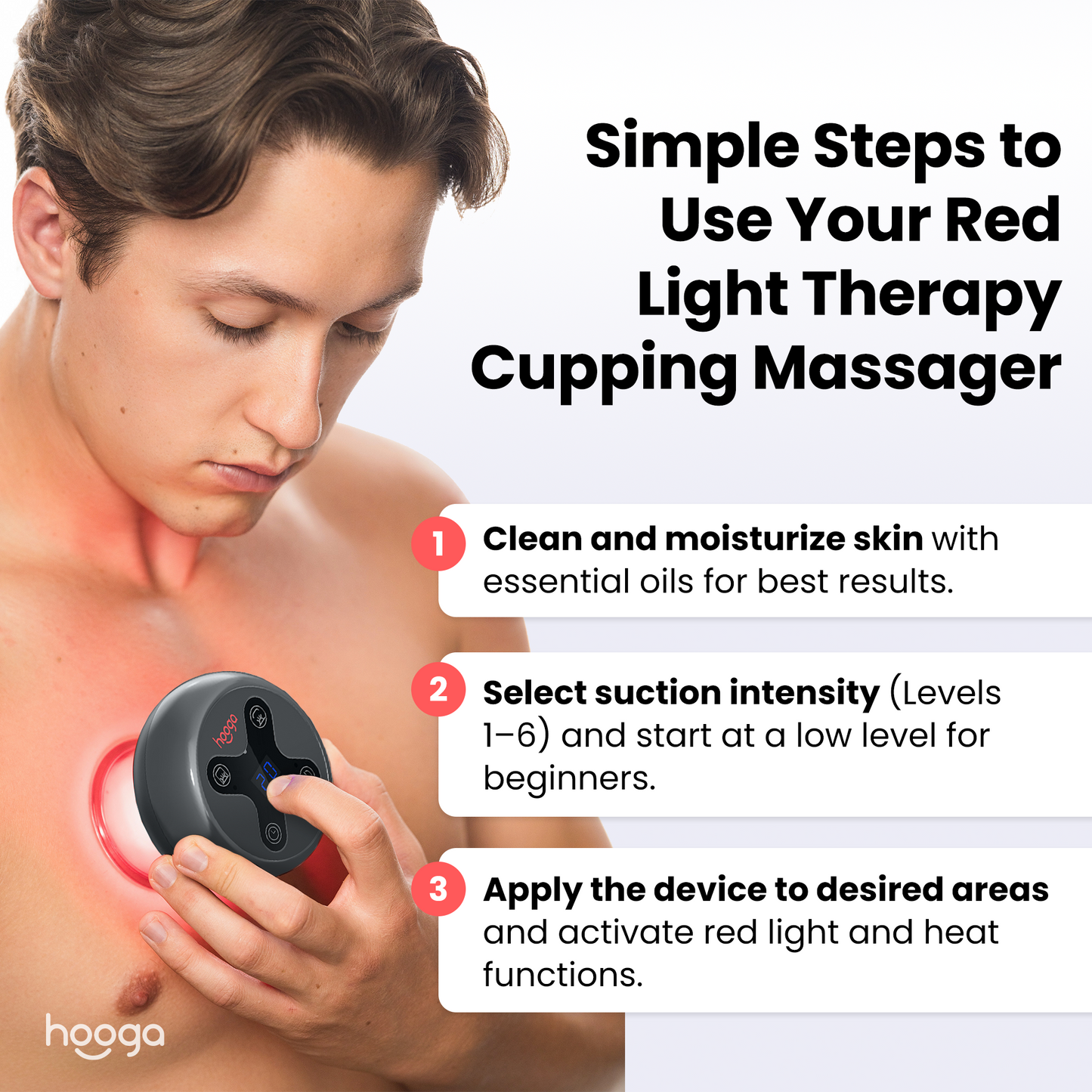 Red Light Therapy Cupping Device