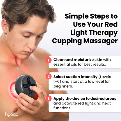 Red Light Therapy Cupping Device
