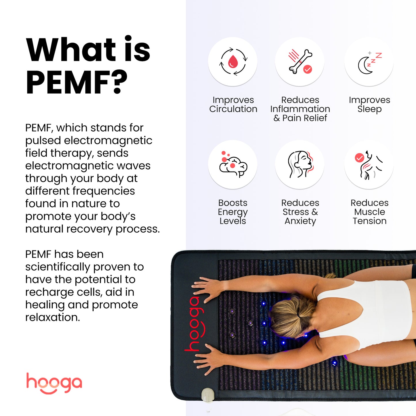 Chakra Infrared PEMF Wellness Mat – PEMF & Far Infrared Heat Therapy