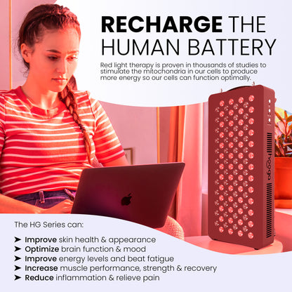 Hooga HG1000 Red Light Therapy - Recharge Your Body Like a Human Battery