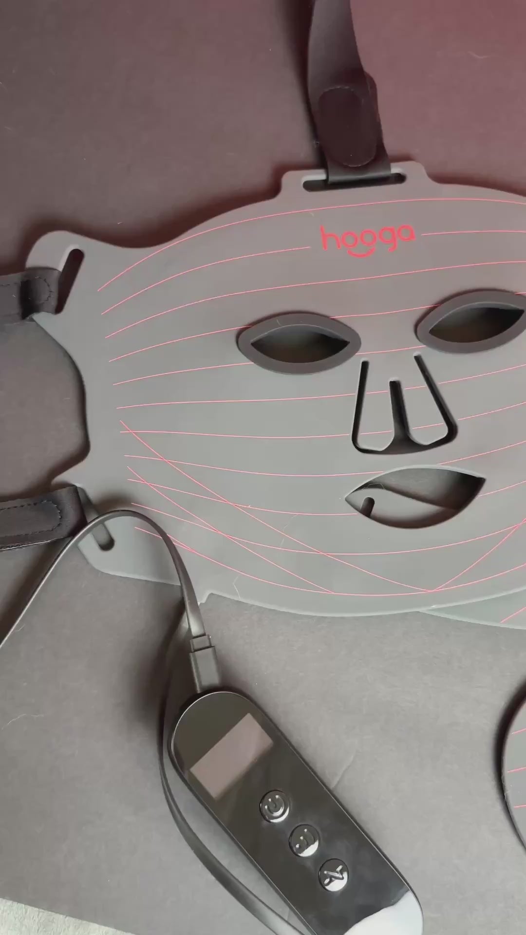 Red Light Therapy Face Mask | 66 Tri-Chip LEDs – Hooga
