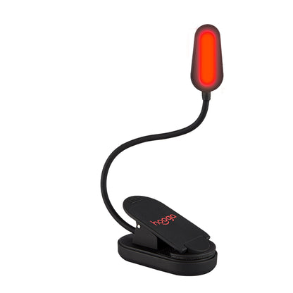 Red Clip-On Book Light